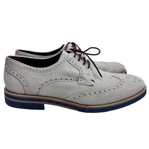 Ted Baker Men's Archerr Gray Suede Dress Shoes Sz 10